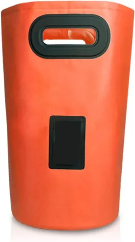 Beach Bag Outdoor Portable Waterproof Bucket for Outdoor Riding Camping Travel Water Sports Storage Bag Outdoor Quick-Drying Bag (Color : Orange Size : 2547cm)