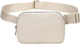 DAITET Crossbody Fanny Pack for Men&Women,Large Waist Bag & Hip Bum Bag with Adjustable Strap for Outdoors Workout Traveling Casual Running Hiking Cycling