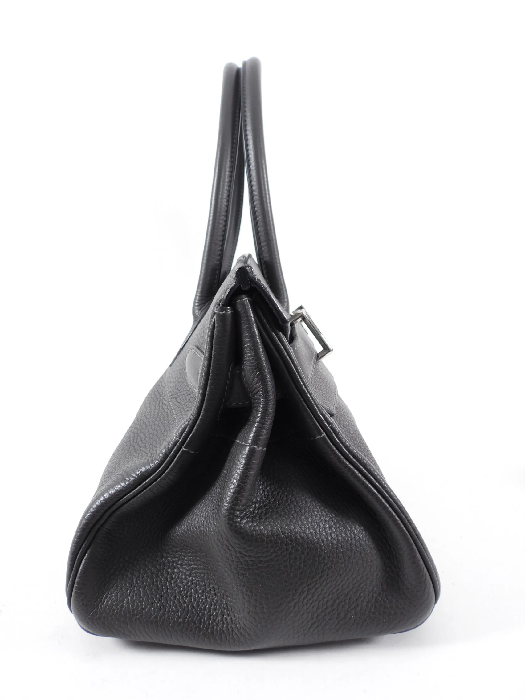 Hermes JPG Shoulder Birkin Graphite Clemence