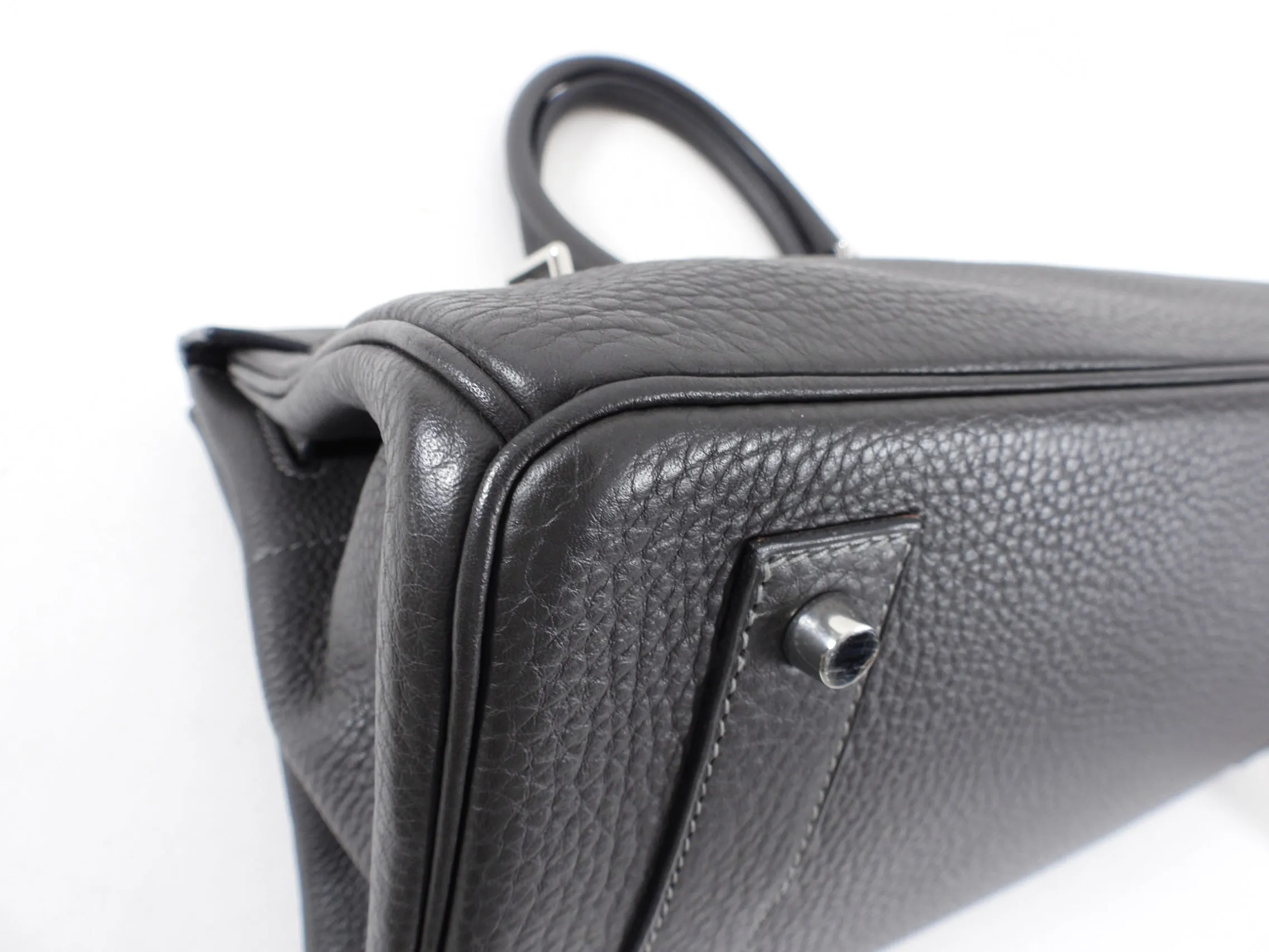 Hermes JPG Shoulder Birkin Graphite Clemence