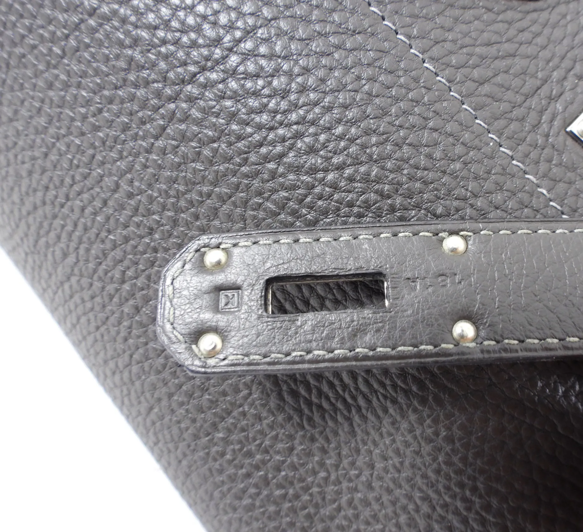Hermes JPG Shoulder Birkin Graphite Clemence