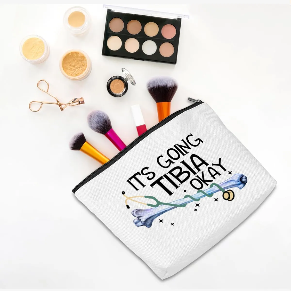 Physical Therapist Gifts Physical Therapy Makeup Bag Occupational Therapy Gifts Cosmetic Bag Thank You Gifts for Women PT Physical Therapist Assistant Travel Toiletry Bag Christmas Birthday Gifts