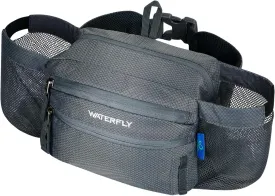 WATERFLY Fanny Pack Waist Bag: Waist Pack for Women Men with Two Water Bottle Holder Hiking Fanny Pack for Running Walking DogWalking Travel Cycling