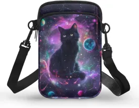WELLFLYHOM Mini Crossbody Bag Phone Purses Wallet for Women Canvas Messenger Pouch